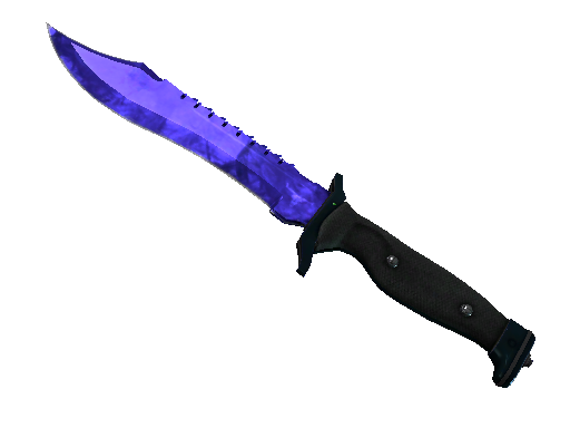 Doppler Sapphire Bowie Knife